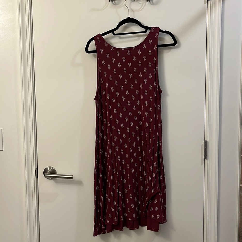 Stunning red pattern dress